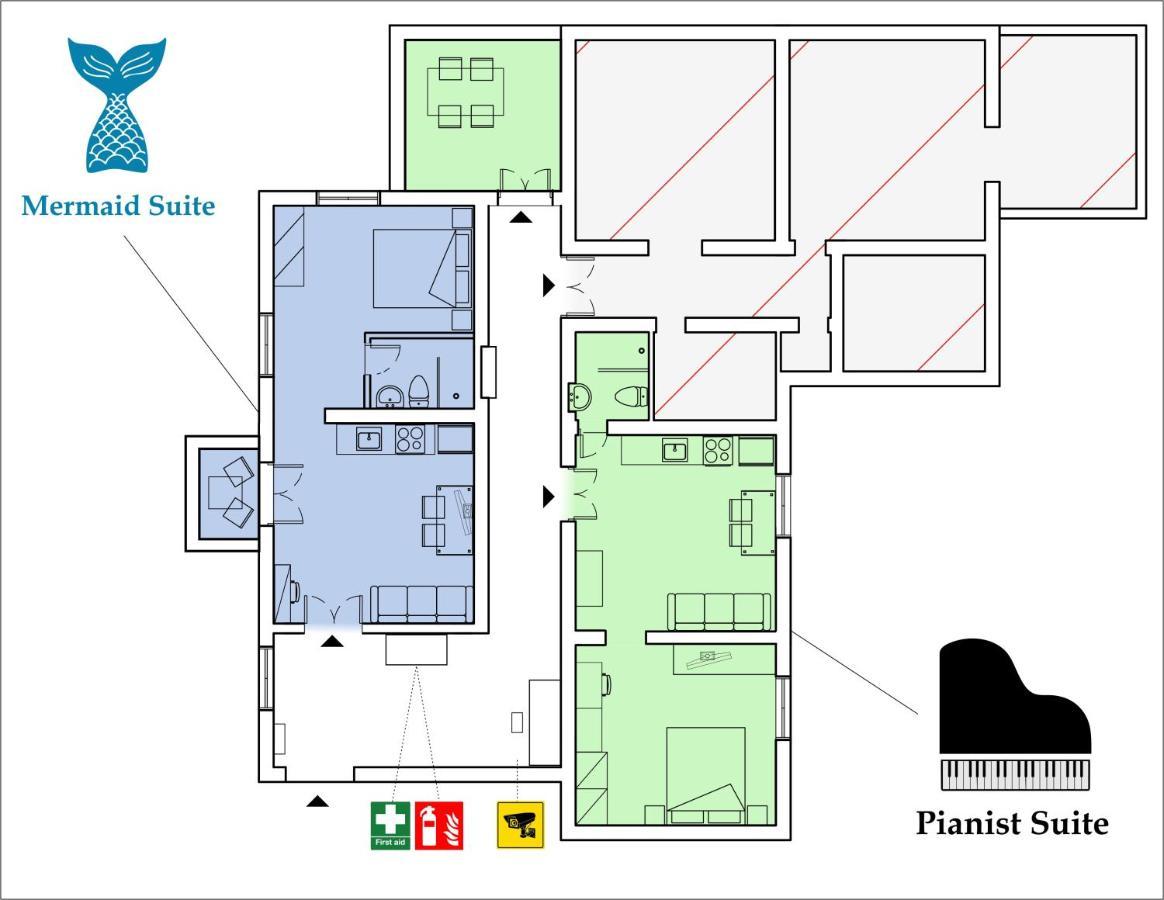 Niochori Heritage: The Pianist Suite Rhodes City Kültér fotó